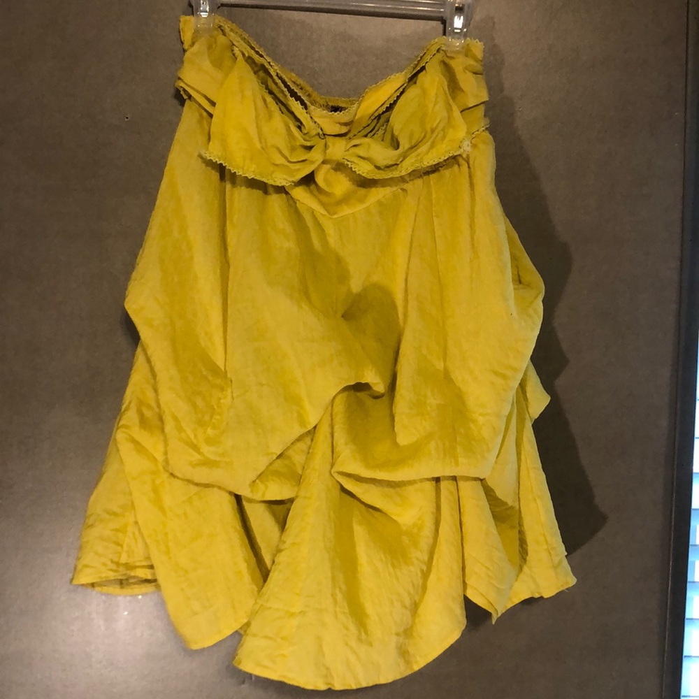 Adhoc strapless mini dress